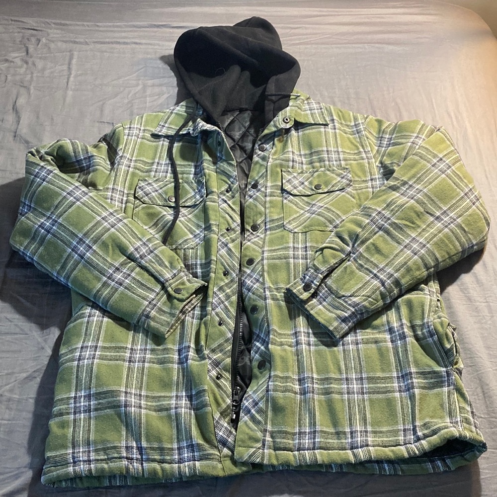 Men’s flannel hoodie